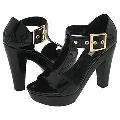 Steve Madden Casita Black Patent Sandals