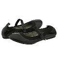 Steve Madden Crinkle Black Patent Flats