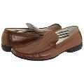 Steve Madden Deucce Tan Embossed Loafers
