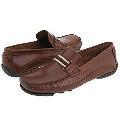 Steve Madden Dyver Brown Leather Loafers