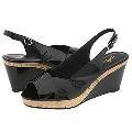 Annie Savvy Black Patent Sandals