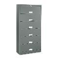 HON 600 Series 6-shelf Letter File Cabinet with Receding Doors