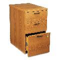HON 10500 Series 2-Drawer Pedestal File Cabinet - Oak