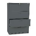 HON 500 Series 36-inch Wide 4-drawer Lateral File Cabinet