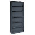 HON 5-Shelf Metal Bookcase