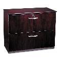 Creative Napoli 2-Drawer File Cabinet - Mahogany
