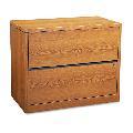 HON 10500 Series 2-Drawer Lateral File Cabinet - Medium Oak