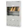 HON 600 Series Letter Size Shelf Files with Receding Doors