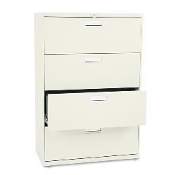 HON 600 Series 36-inch Wide 4-drawer Lateral File Cabinet