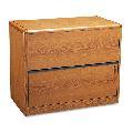 HON 10700 Series 2-Drawer Lateral File Cabinet - Oak