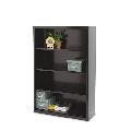 Tennsco 52-inch High 3-Shelf Metal Bookcase
