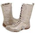 Gabriella Rocha Dacia Gold Metallic/Beige Nubuck Boots