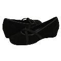 Fitzwell Azra Black Kid Suede Pumps/Heels