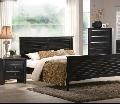 Black Shutter 3-piece Queen-size Bedroom Furniture Set