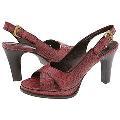 Franco Sarto Agencia Red Antiq Croco Sandals