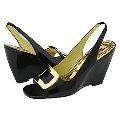 Franco Sarto Joey Black Patent Sandals