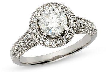 14k White Gold 1 1/2ct TDW Diamond Engagement Ring (G-H, SI2)