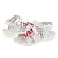 rsvp Kids 7139 (Toddler/Youth) White Leather Sandals