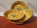 Set of 4 Solena Design 9-inch Pasta/ Salad Bowls (Tunisia)