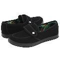 Grasshoppers Windsor Stretch Black Stretch PU Nubuck Loafers