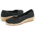 Grasshoppers Shellie Black Satin Stretch Twill Loafers