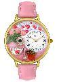 Whimsical Women's 'Tea Roses' Theme Watch