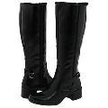 Khombu Metro Womens Black Patent Boots