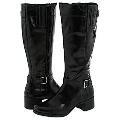 Khombu Madison Womens Black Patent Boots