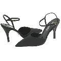 Lumiani Stella Black Peau De Sois Pumps/Heels
