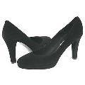 Lumiani R9228 Black Suede Pumps/Heels