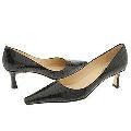 Lumiani Francine Black Snake Pumps/Heels
