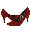 Lumiani Parvani Red Suede Pumps/Heels
