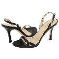 Lumiani Fawn Black Leather Sandals