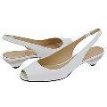 Lumiani Rasia White Patent Pumps/Heels