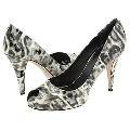 Lumiani Zea White Cheetah Patent Pumps/Heels