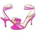 Lumiani Zada Fuschia Satin Sandals