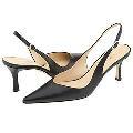 Lumiani Kiersten Black Leather Pumps/Heels