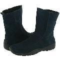 Lassen Brenda Navy Cow Suede Boots