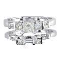 14k Gold 1 1/2ct TDW Diamond Bridal Set (I-J, I1)