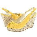 Steve Madden Virtuee Yellow Fabric Sandals