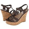 Steve Madden Quesst Brown Leather Sandals