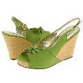 Steve Madden Cerona Green Fabric Sandals