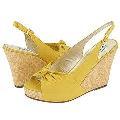 Steve Madden Cerona Yellow Fabric Sandals