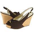 Steve Madden Cerona Brown Fabric Sandals