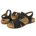 Lassen Zeta Black Atanado Sandals
