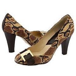 MICHAEL Michael Kors Alexandra Pump Camel Embossed Multi