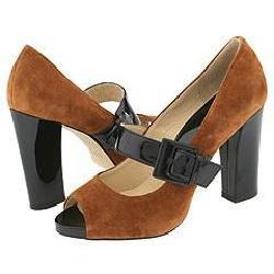 MICHAEL Michael Kors Hanna Open Toe Vicuna Suede Pumps/Heels