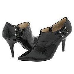 MICHAEL Michael Kors Astor Grommet Bootlet Black Patent