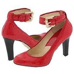 MICHAEL Michael Kors Beekman Ankle Strap Red Patent Crocco