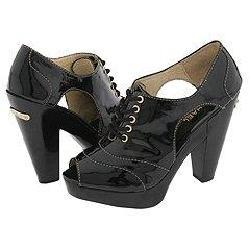 MICHAEL Michael Kors Keaton Oxford Black Patent Pumps/Heels